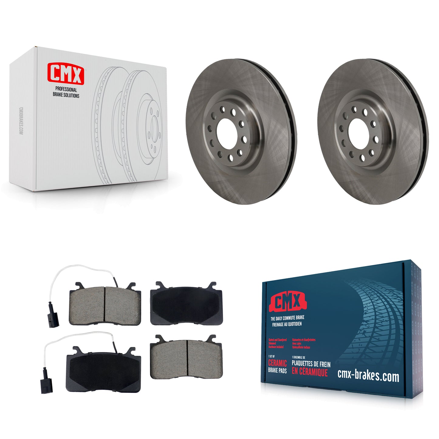 Disc Rotors and Ceramic Brake Pads Kit-K8C-104636 Kit.bestparts.ca