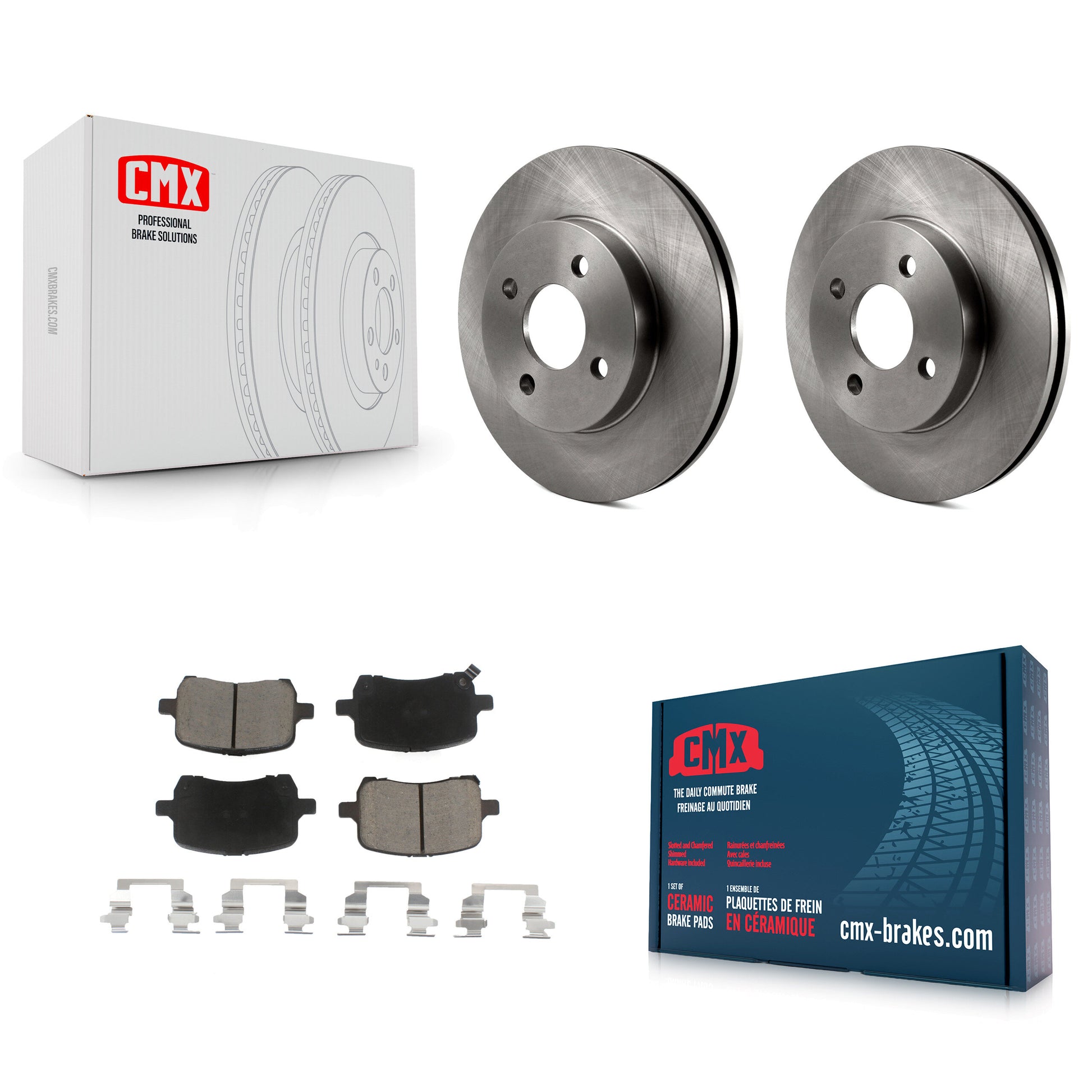 Disc Rotors and Ceramic Brake Pads Kit-K8C-104639