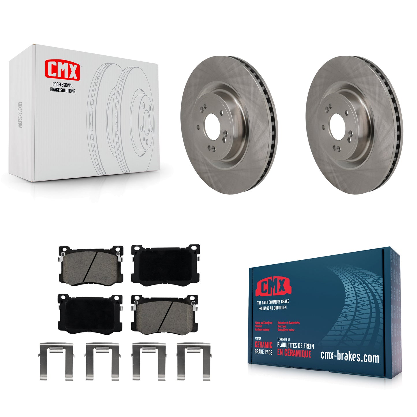 Disc Rotors and Ceramic Brake Pads Kit-K8C-104646 Kit.bestparts.ca