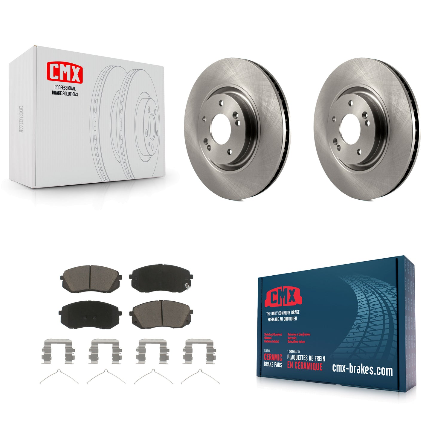 Disc Rotors and Ceramic Brake Pads Kit-K8C-104650 Kit.bestparts.ca