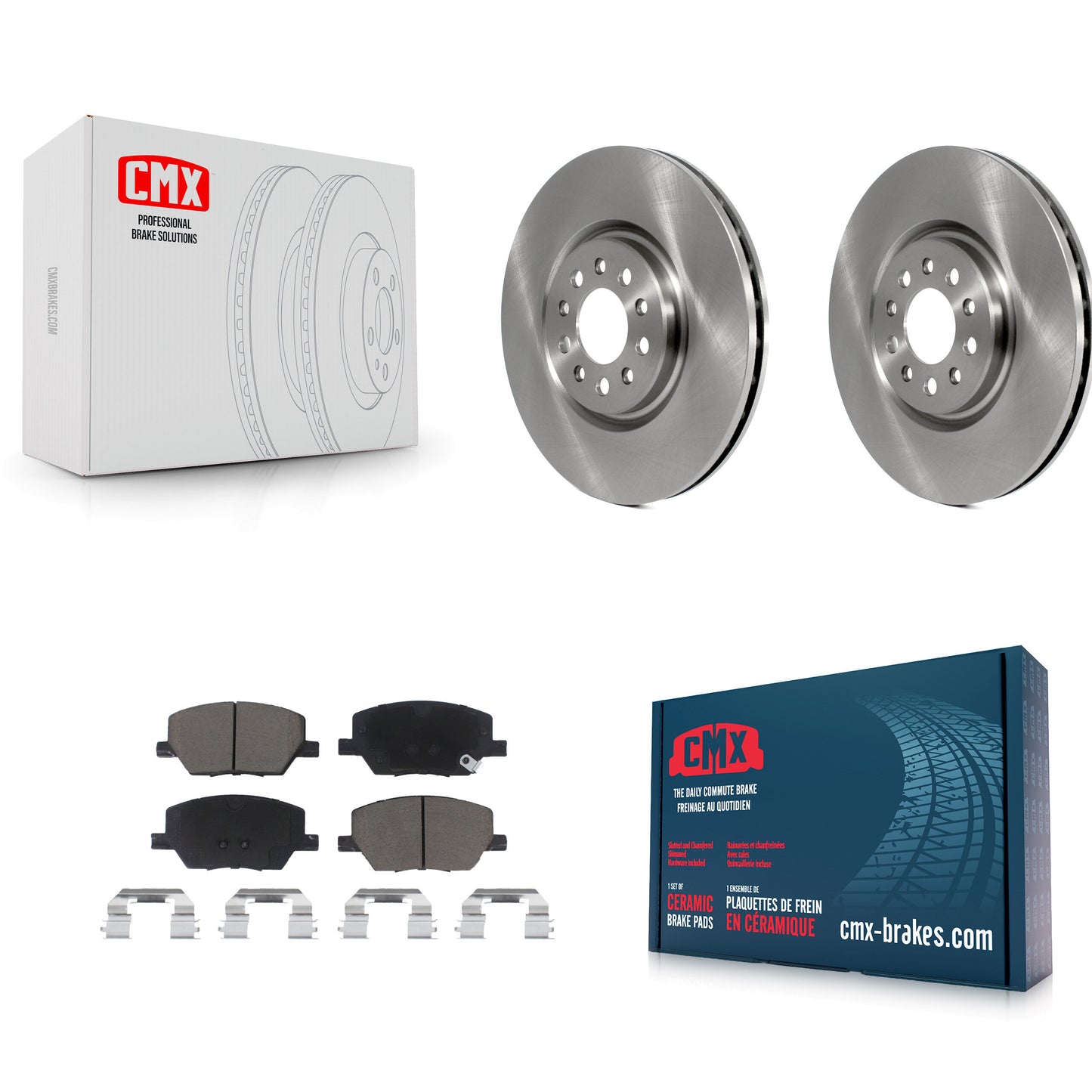 Disc Rotors and Ceramic Brake Pads Kit-K8C-104653 Kit.bestparts.ca