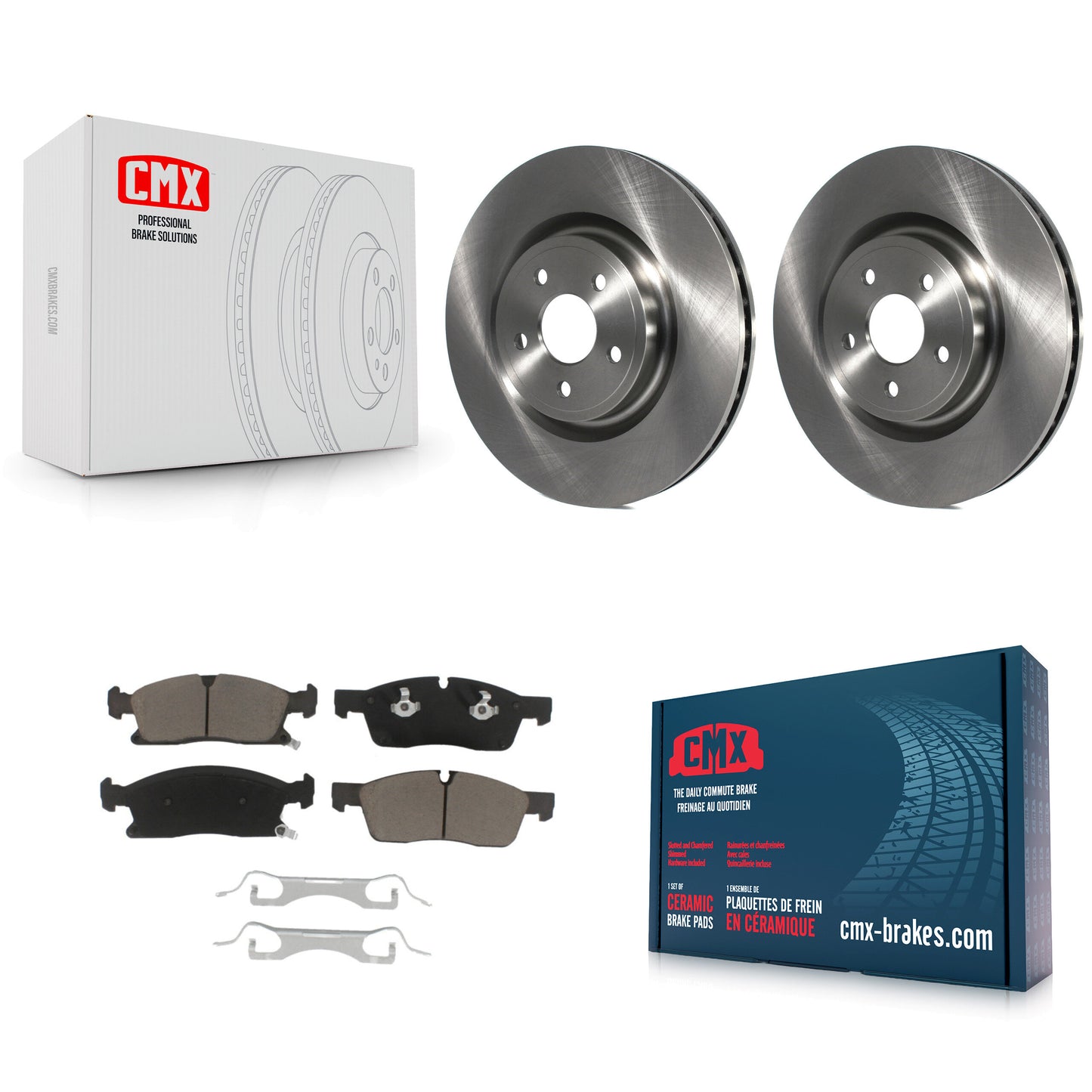 Disc Rotors and Ceramic Brake Pads Kit-K8C-104656 Kit.bestparts.ca
