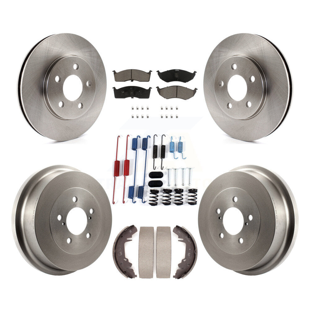 Disc Rotors and Ceramic Brake Pads Kit-K8C-104705