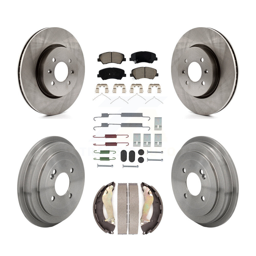 Disc Rotors and Ceramic Brake Pads Kit-K8C-104709 Kit.bestparts.ca