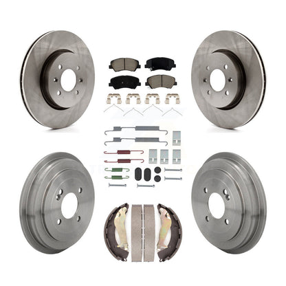 Disc Rotors and Ceramic Brake Pads Kit-K8C-104709