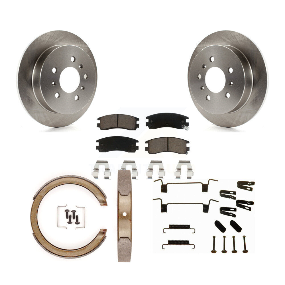 Disc Rotors and Ceramic Brake Pads Kit-K8C-104807