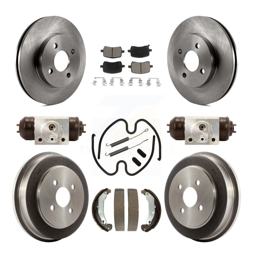 Disc Rotors and Ceramic Brake Pads Kit-K8C-104814 Kit.bestparts.ca