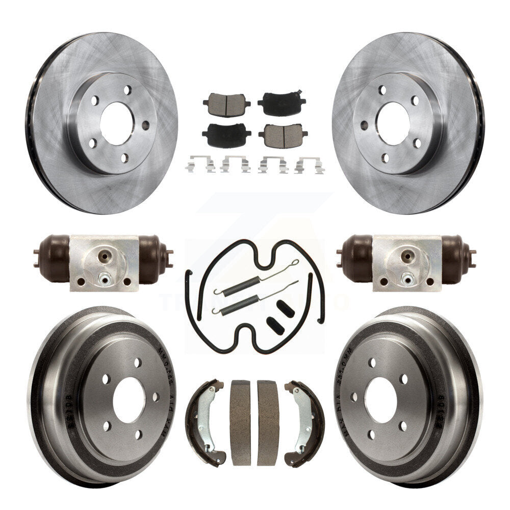Disc Rotors and Ceramic Brake Pads Kit-K8C-104815