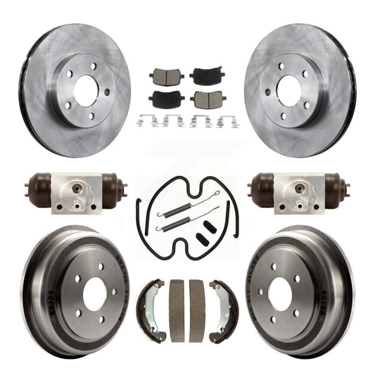 Disc Rotors and Ceramic Brake Pads Kit-K8C-104815