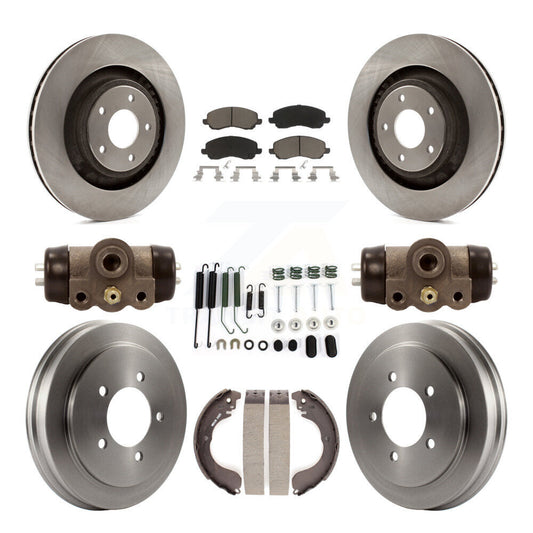 Disc Rotors and Ceramic Brake Pads Kit-K8C-104817