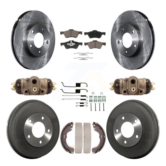 Disc Rotors and Ceramic Brake Pads Kit-K8C-104818