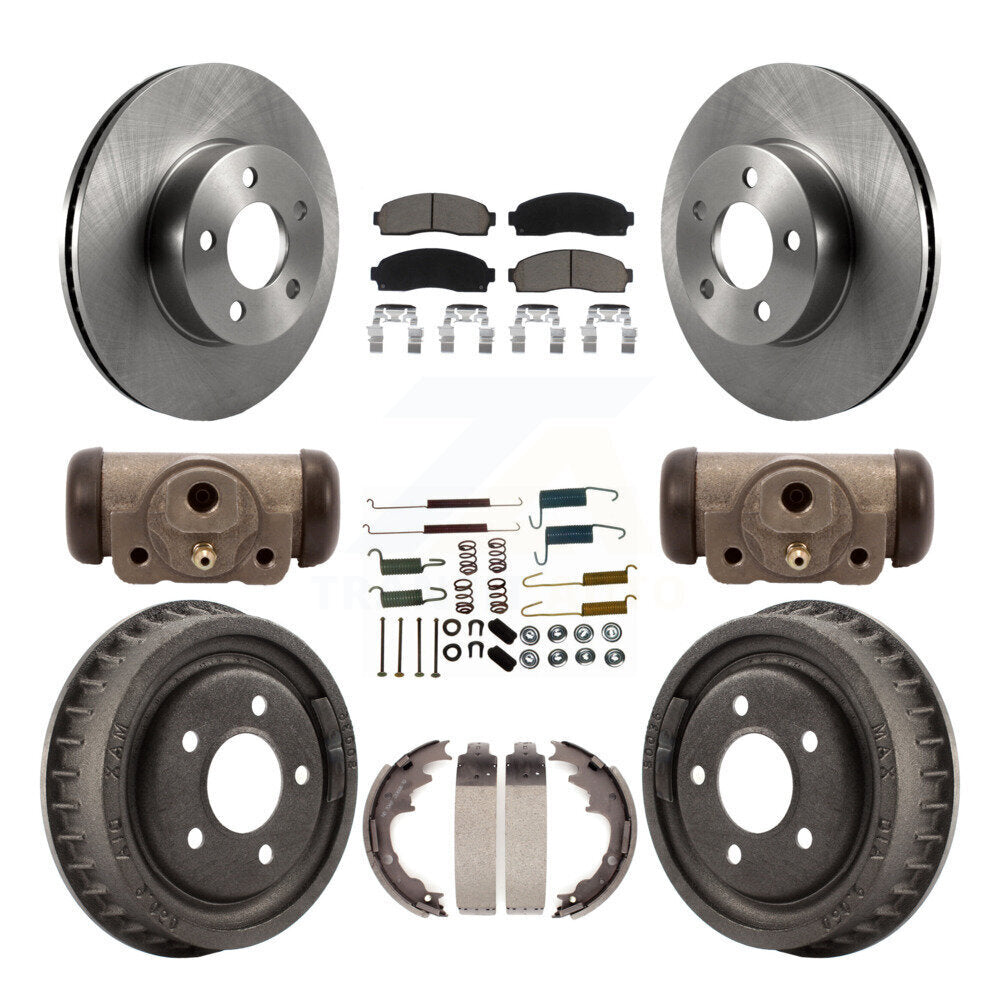 Disc Rotors and Ceramic Brake Pads Kit-K8C-104819 Kit.bestparts.ca