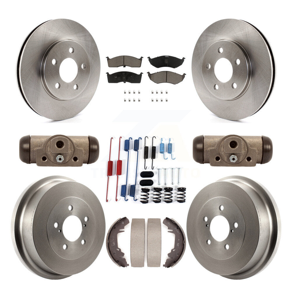 Disc Rotors and Ceramic Brake Pads Kit-K8C-104821