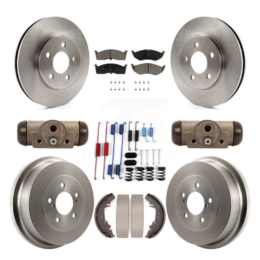 Disc Rotors and Ceramic Brake Pads Kit-K8C-104821