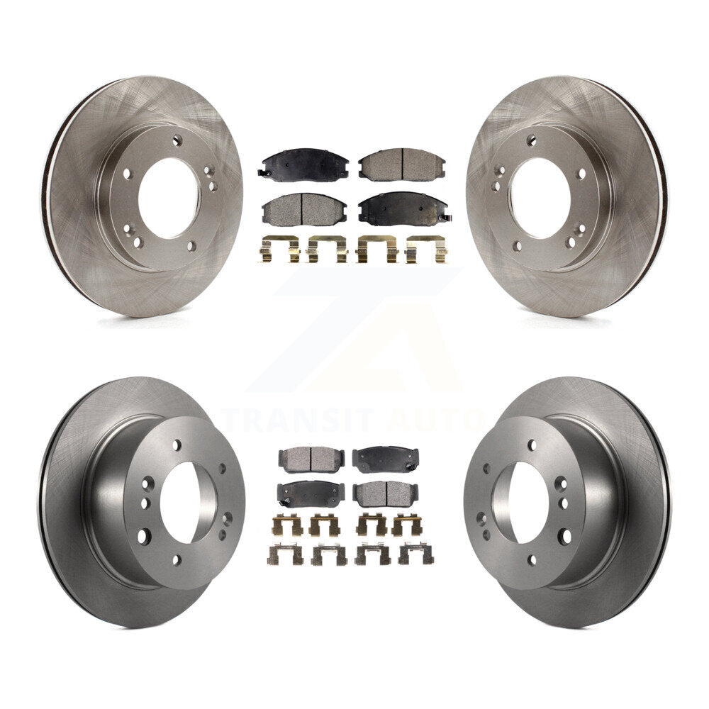 Disc Rotors and Semi-Metallic Brake Pads Kit-K8F-101196 - Kit.bestparts.ca