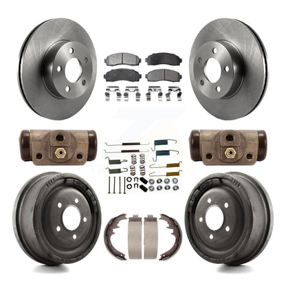 Disc Rotors and Semi-Metallic Brake Pads Kit-K8F-102195 - Kit.bestparts.ca