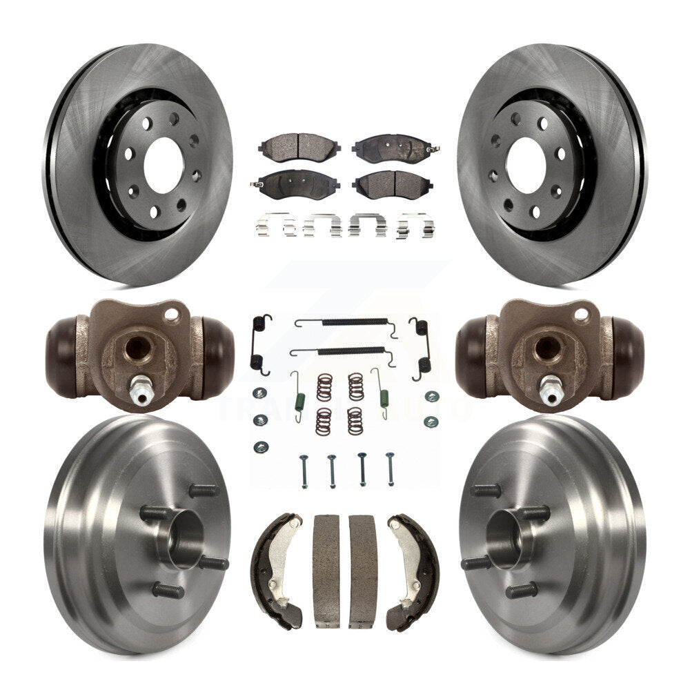 Disc Rotors and Semi-Metallic Brake Pads Kit-K8F-102504 - Kit.bestparts.ca