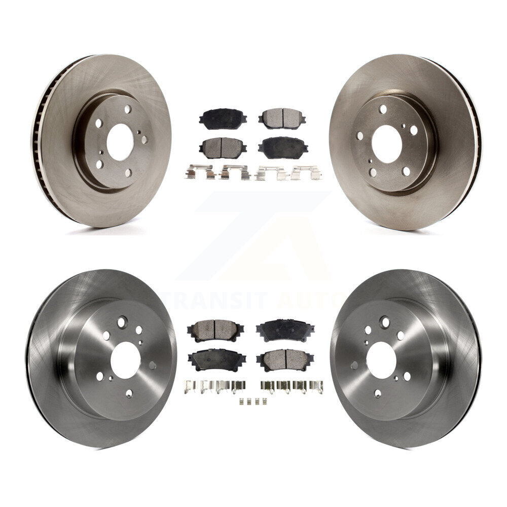Disc Rotors and Semi-Metallic Brake Pads Kit-K8F-102621 - Kit.bestparts.ca