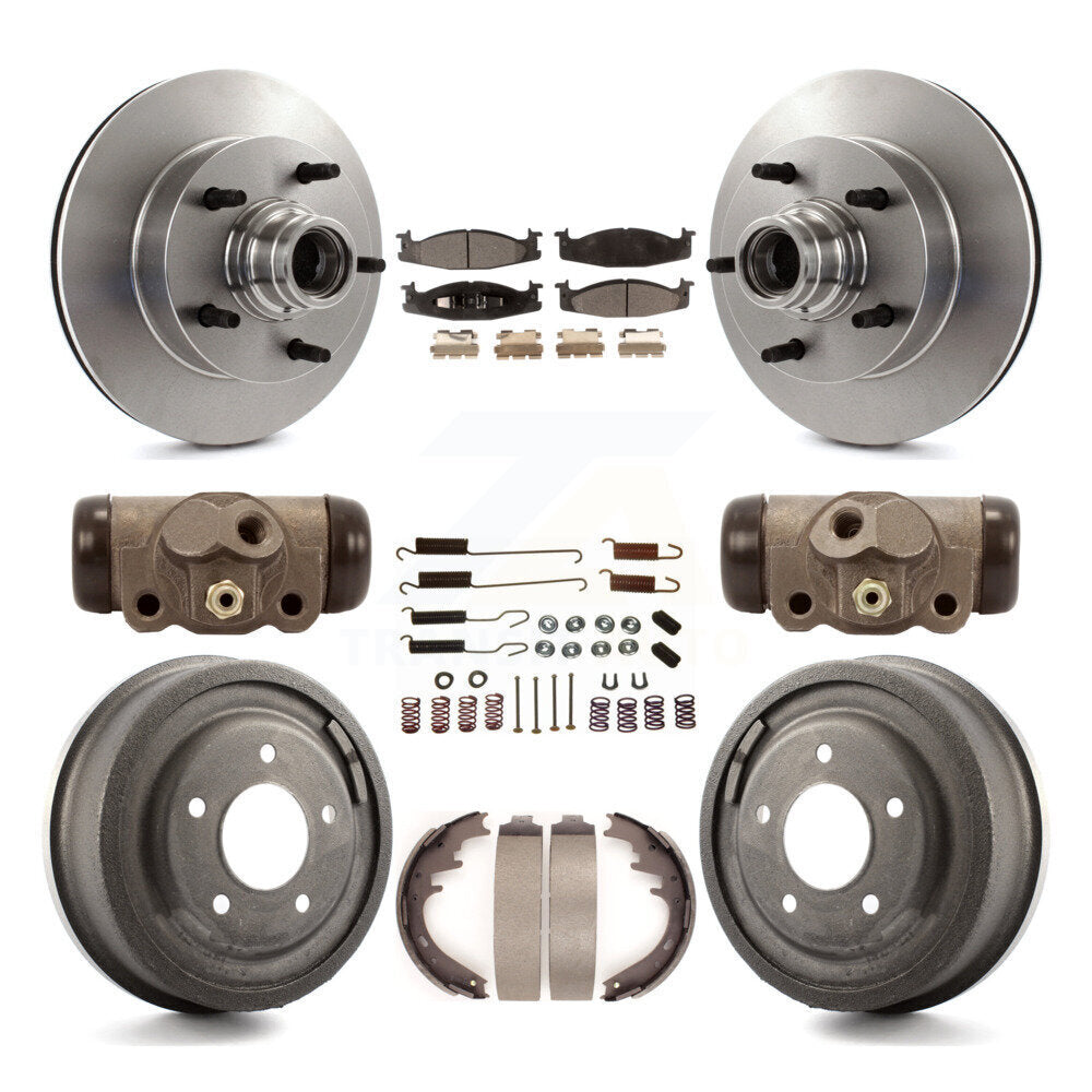 Disc Rotors and Semi-Metallic Brake Pads Kit-K8F-103137 - Kit.bestparts.ca