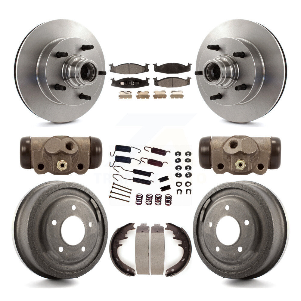 disc rotors and semi metallic brake pads-k8f-103138 - Kit.bestparts.ca