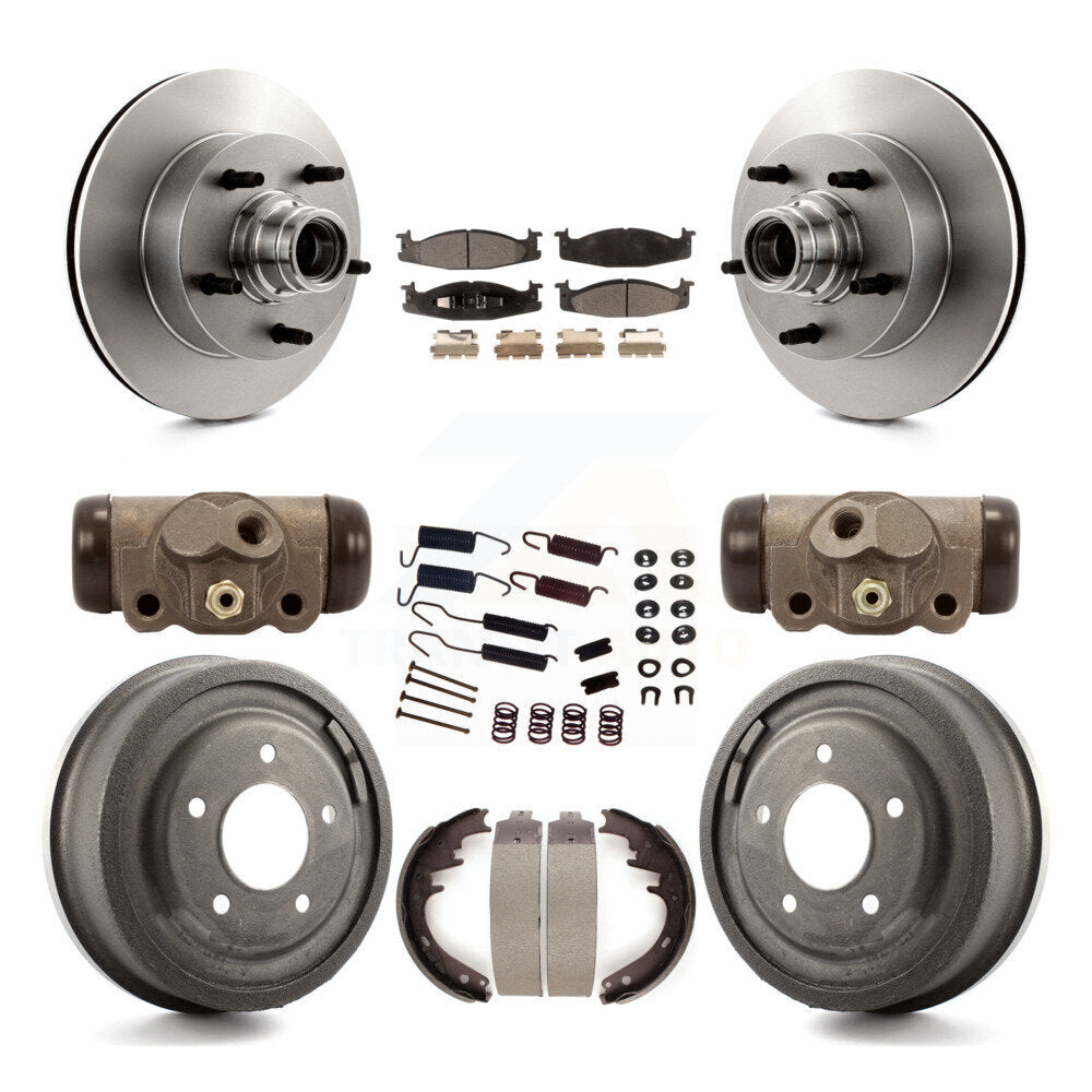 disc rotors and semi metallic brake pads-k8f-103139 - Kit.bestparts.ca