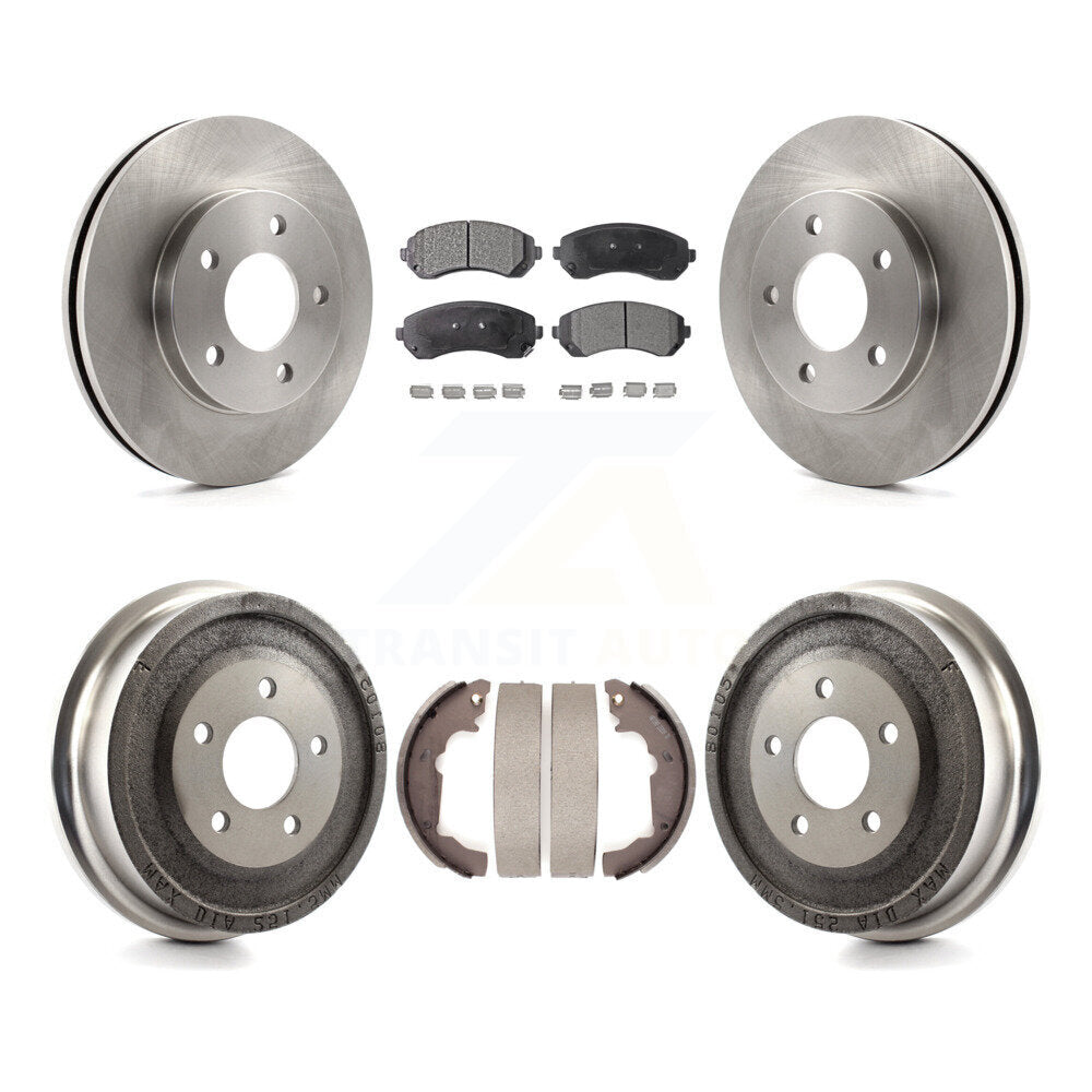 Disc Rotors and Semi-Metallic Brake Pads Kit-K8F-103272 - Kit.bestparts.ca