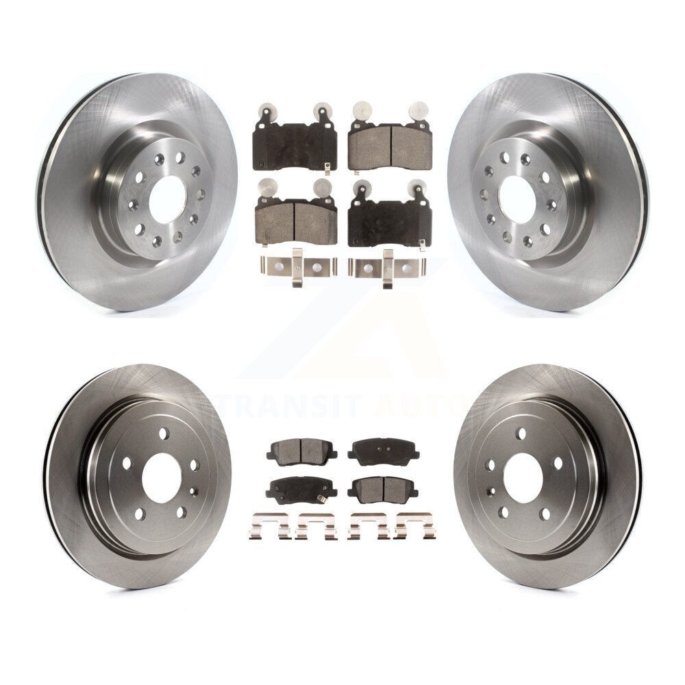 Disc Rotors and Semi-Metallic Brake Pads Kit-K8F-103812 - Kit.bestparts.ca