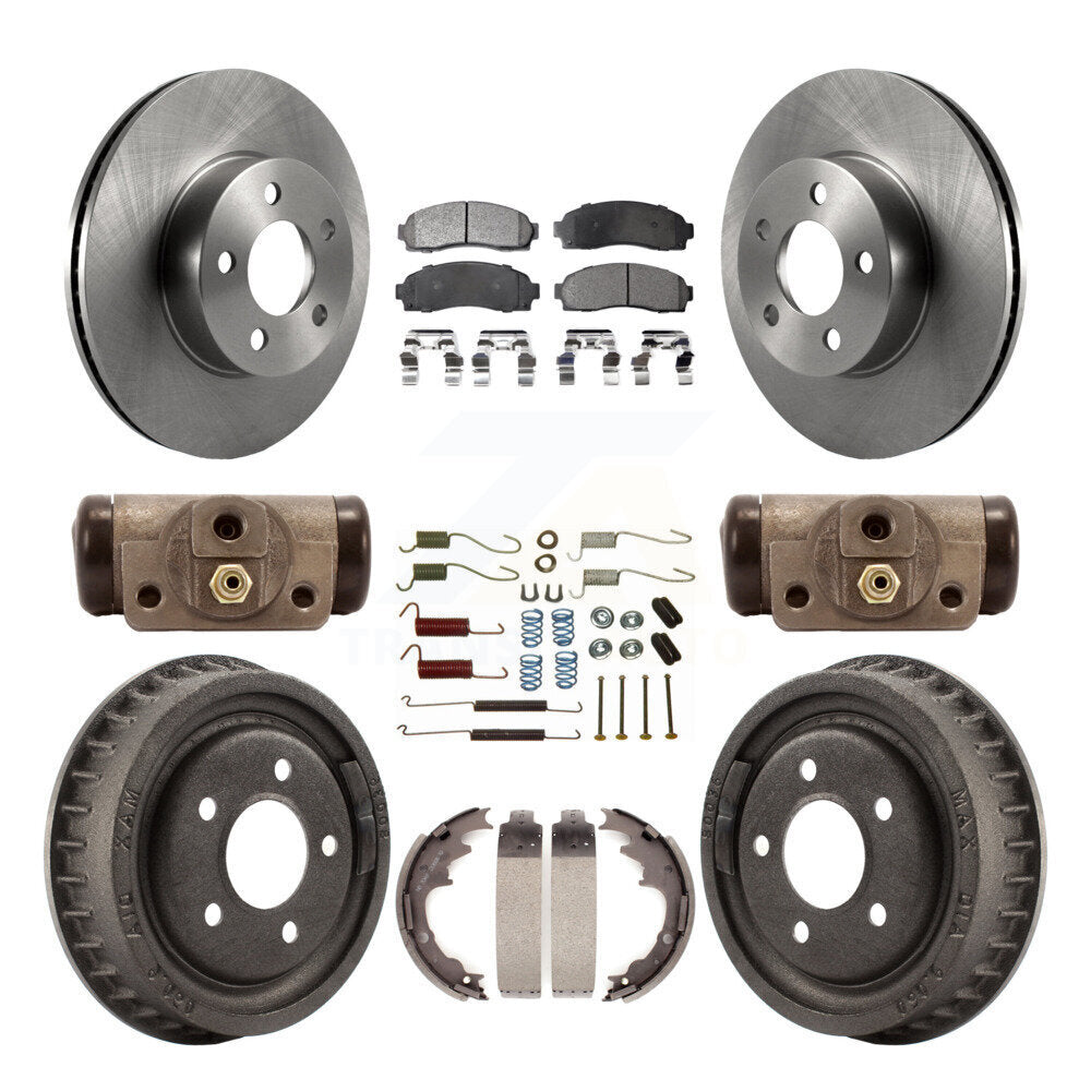 Disc Rotors and Semi-Metallic Brake Pads Kit-K8F-103998 - Kit.bestparts.ca