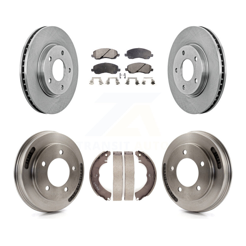 Disc Rotors and Semi-Metallic Brake Pads Kit-K8F-104104 - Kit.bestparts.ca