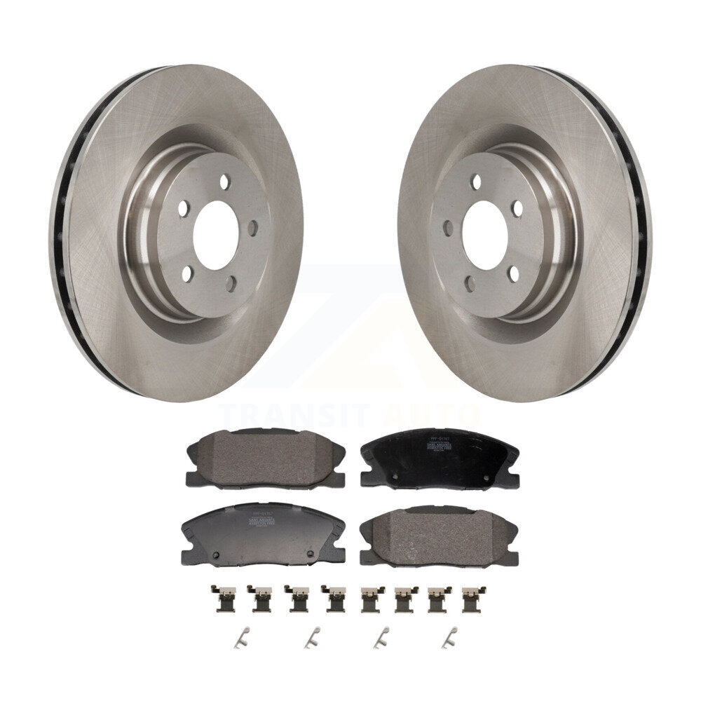 Slotted Disc Rotors and Semi-Metallic Brake Pads Kit-K8F-104225 - Kit.bestparts.ca