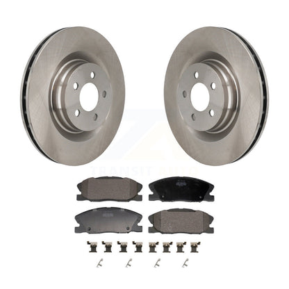 Slotted Disc Rotors and Semi-Metallic Brake Pads Kit-K8F-104225 - Kit.bestparts.ca