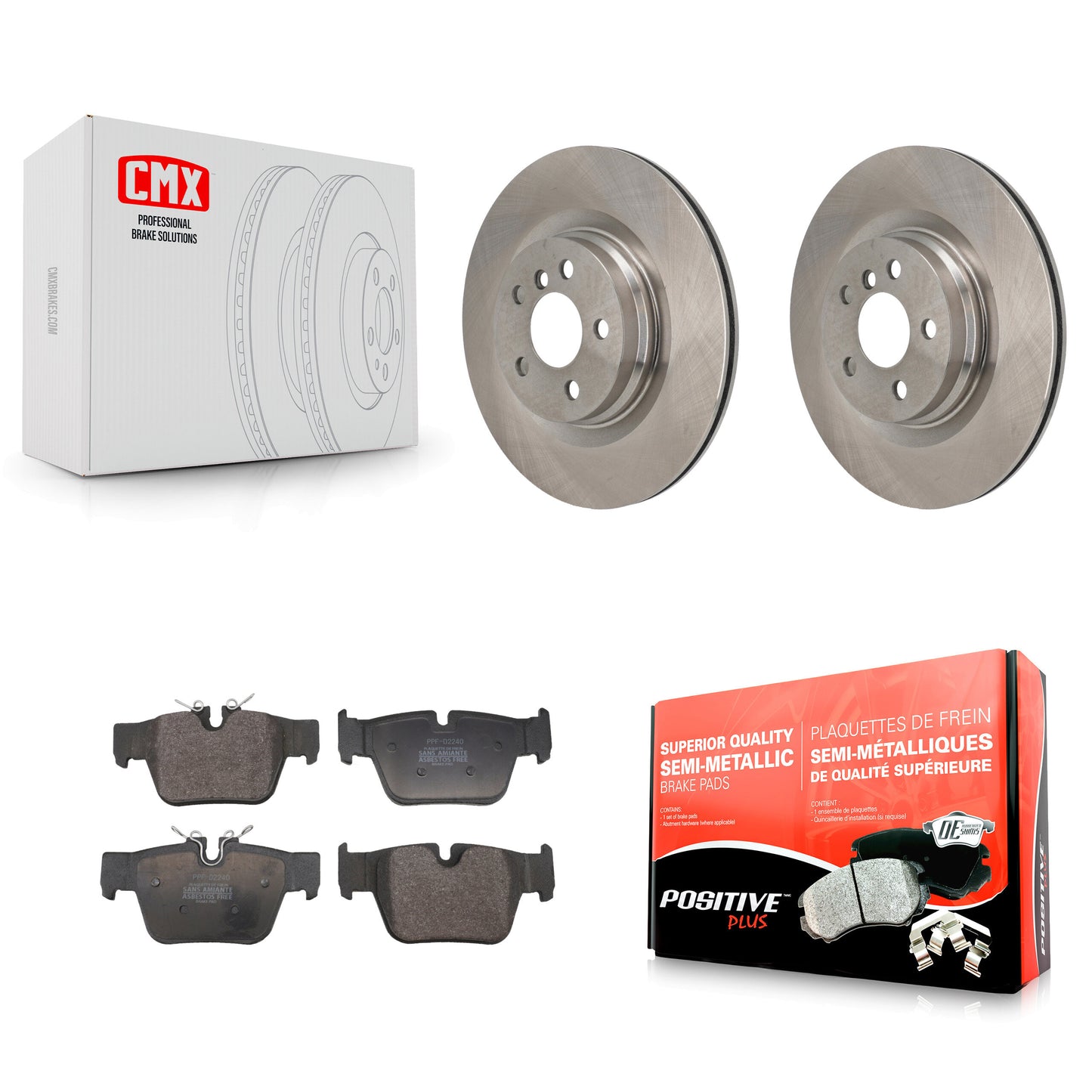 Disc Rotors and Semi-Metallic Brake Pads Kit-K8F-104284 Kit.bestparts.ca