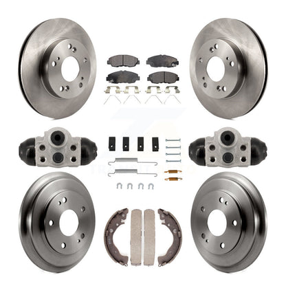 Disc Rotors and Semi-Metallic Brake Pads Kit-K8F-104345 - Kit.bestparts.ca