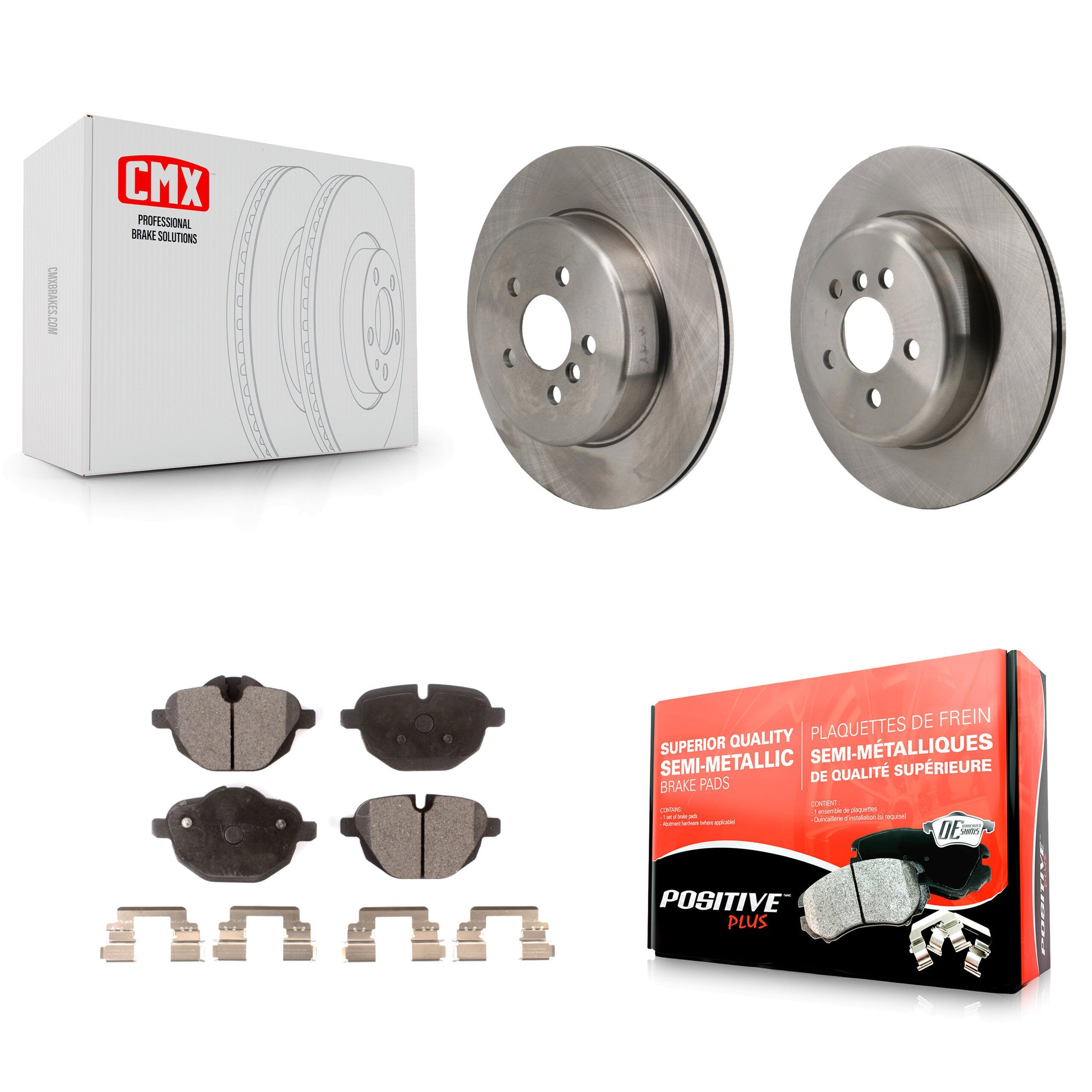 Disc Rotors and Semi-Metallic Brake Pads Kit-K8F-105102