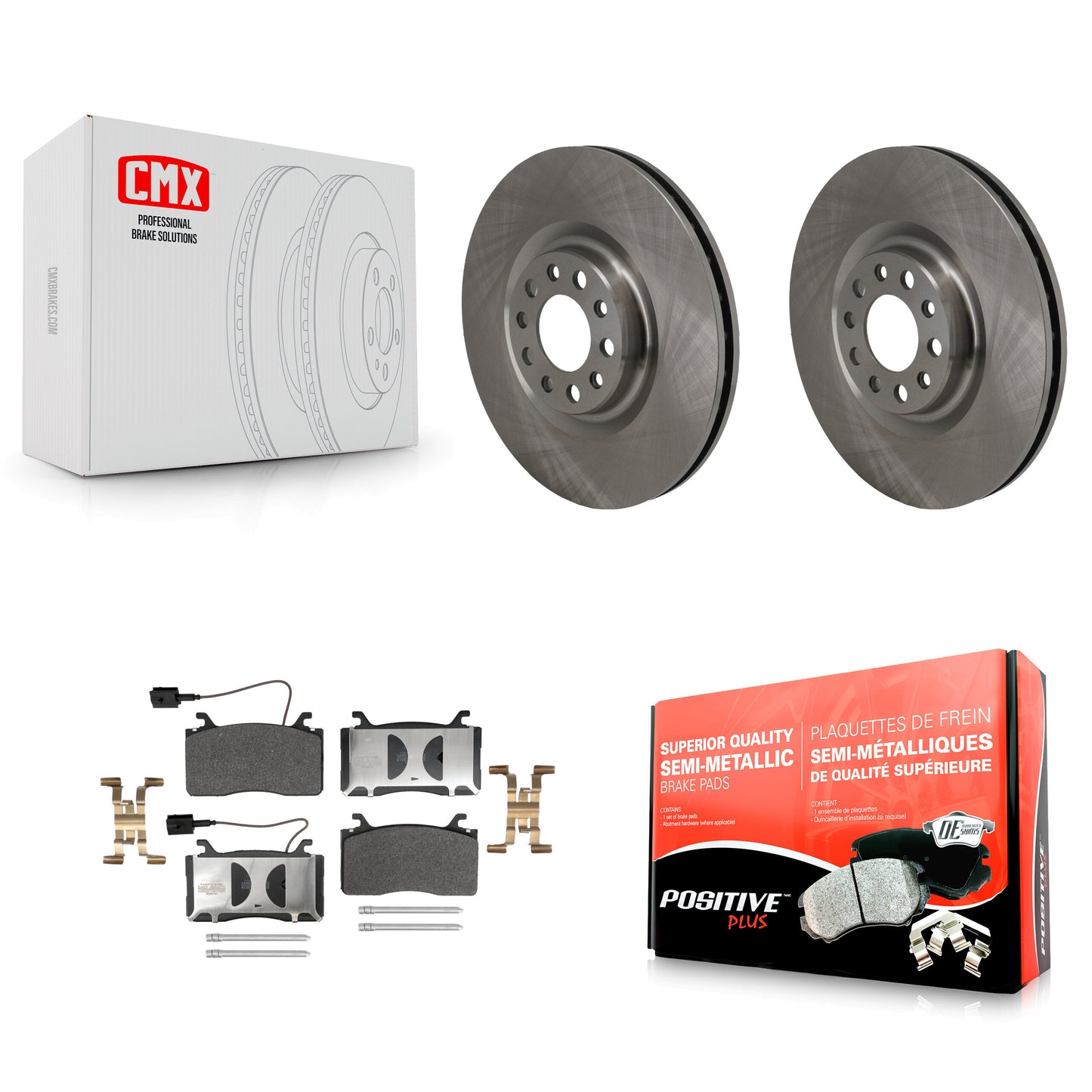 Disc Rotors and Semi-Metallic Brake Pads Kit-K8F-105110 Kit.bestparts.ca