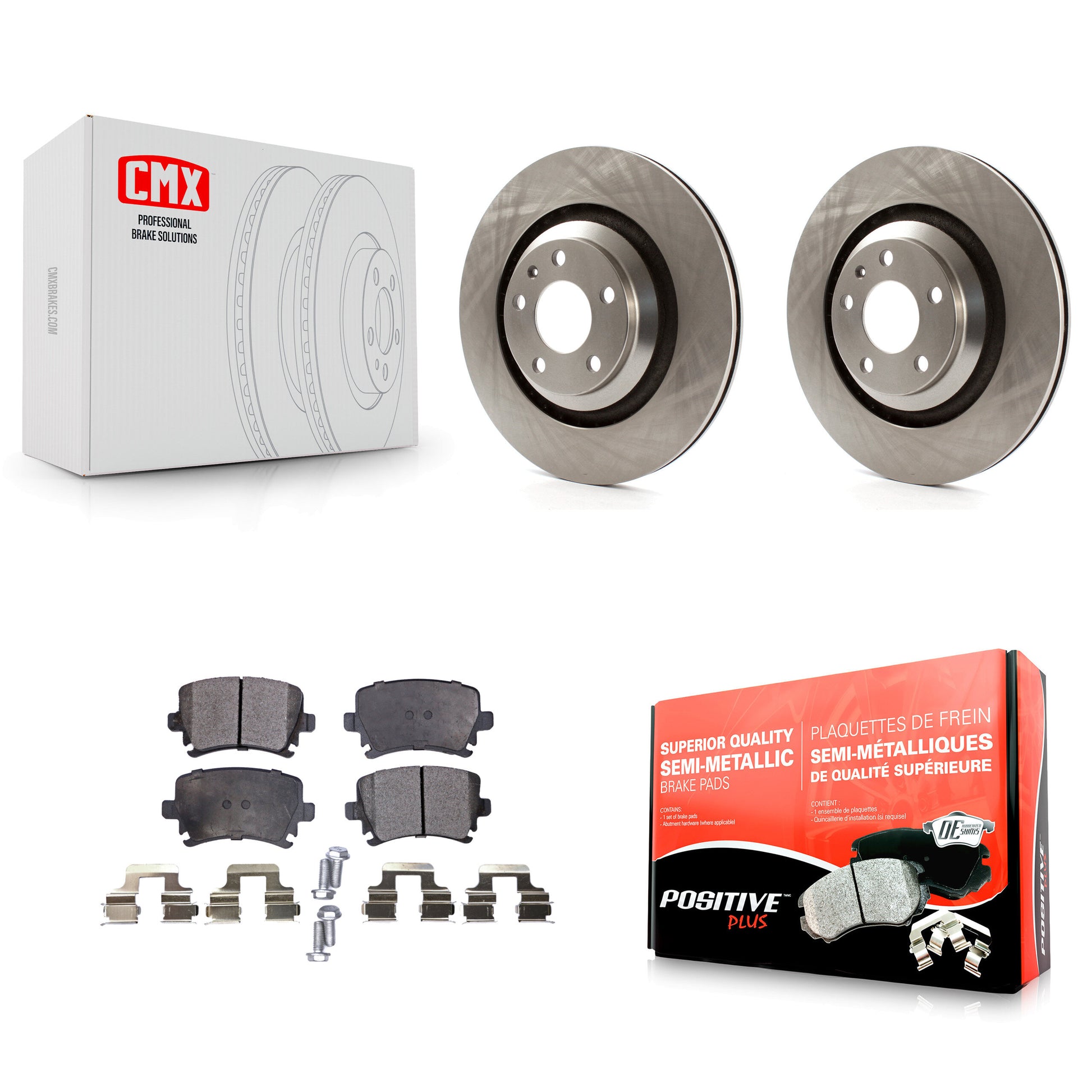 Disc Rotors and Semi-Metallic Brake Pads Kit-K8F-105159