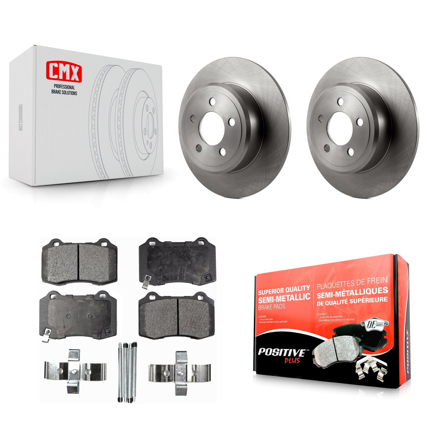 Disc Rotors and Semi-Metallic Brake Pads Kit-K8F-105161 Kit.bestparts.ca