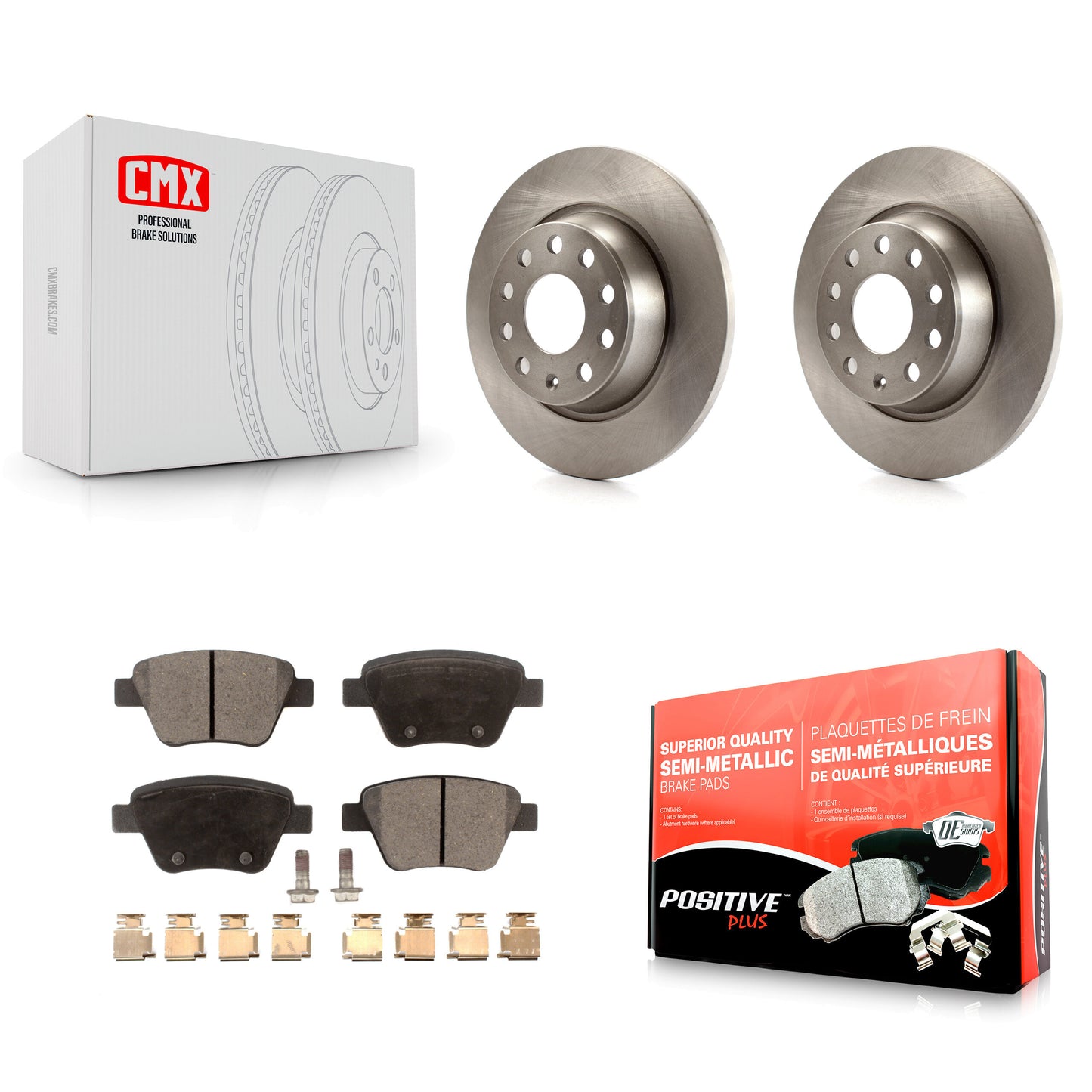 Disc Rotors and Semi-Metallic Brake Pads Kit-K8F-105171 Kit.bestparts.ca