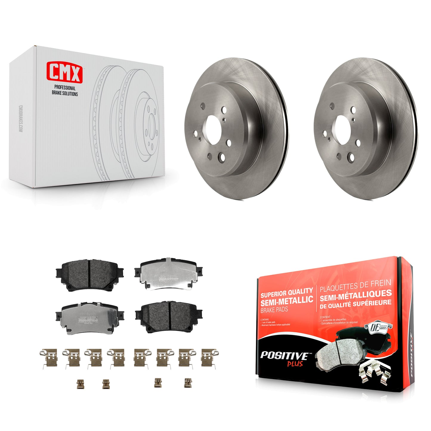 Disc Rotors and Semi-Metallic Brake Pads Kit-K8F-105179 Kit.bestparts.ca