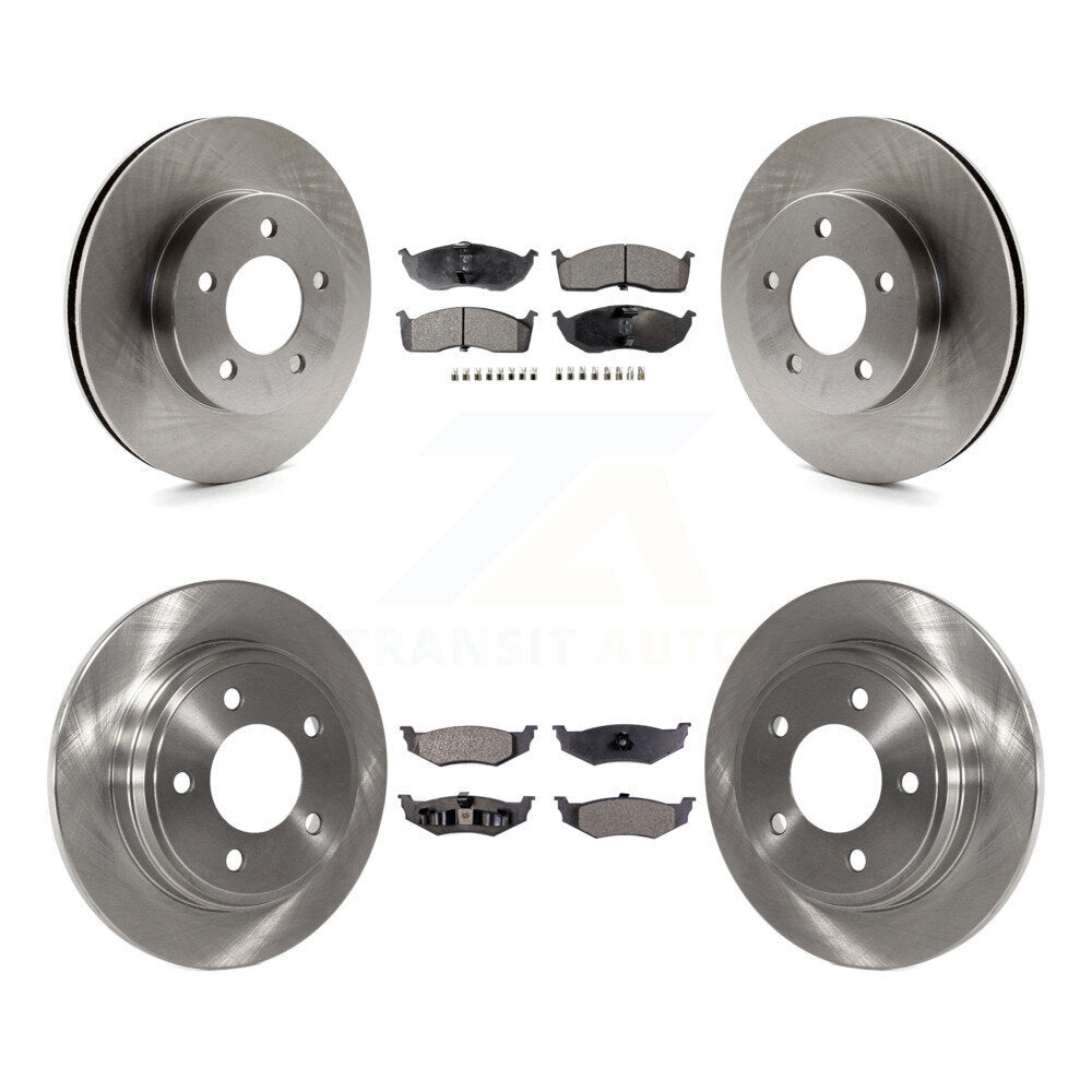 Disc Rotors and Semi-Metallic Brake Pads Kit-K8F-105239