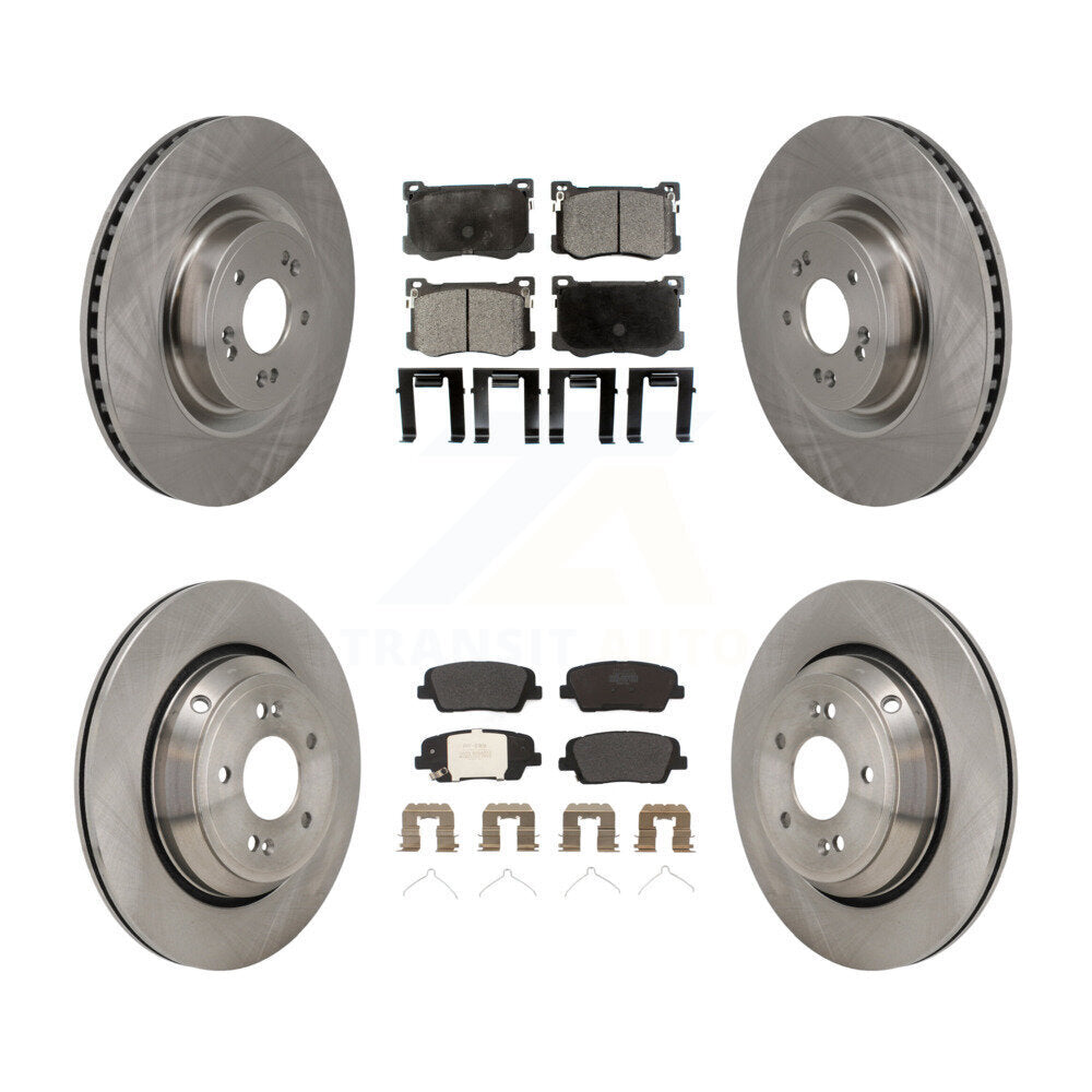 Disc Rotors and Semi-Metallic Brake Pads Kit-K8F-105255
