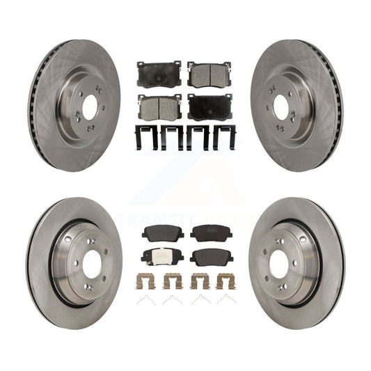 Disc Rotors and Semi-Metallic Brake Pads Kit-K8F-105255