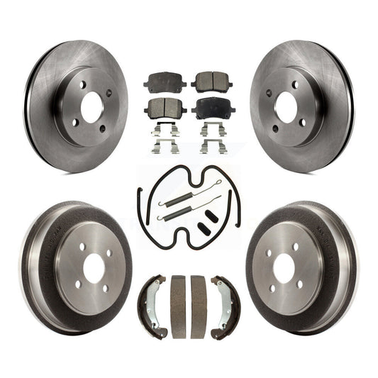 Disc Rotors and Semi-Metallic Brake Pads Kit-K8F-105273