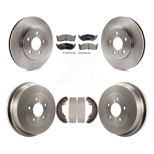 Disc Rotors and Semi-Metallic Brake Pads Kit-K8F-105274