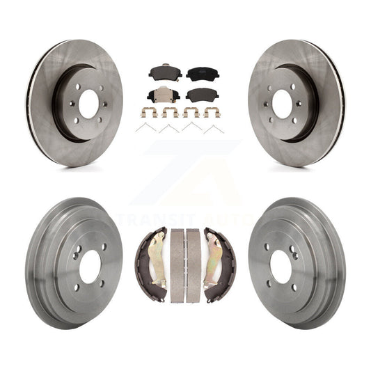 Disc Rotors and Semi-Metallic Brake Pads Kit-K8F-105276