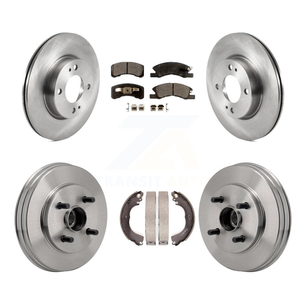 Disc Rotors and Semi-Metallic Brake Pads Kit-K8F-105287