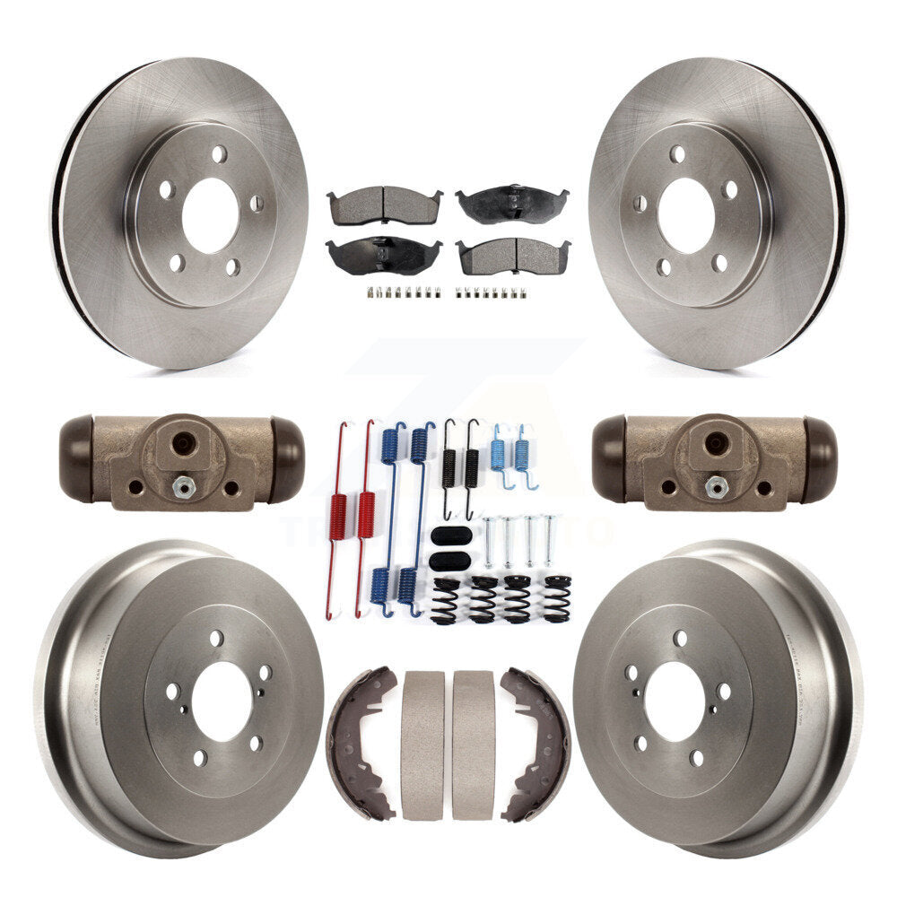 Disc Rotors and Semi-Metallic Brake Pads Kit-K8F-105334