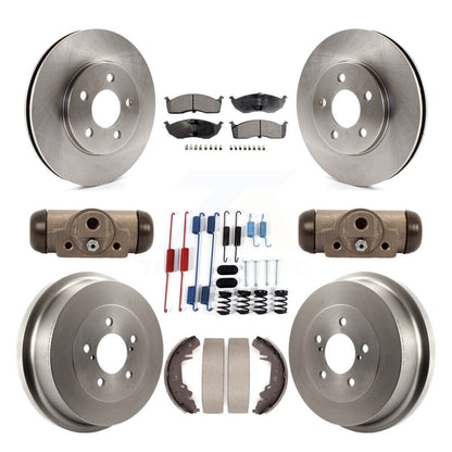 Disc Rotors and Semi-Metallic Brake Pads Kit-K8F-105334