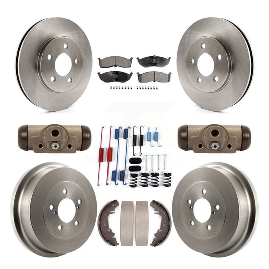 Disc Rotors and Semi-Metallic Brake Pads Kit-K8F-105334