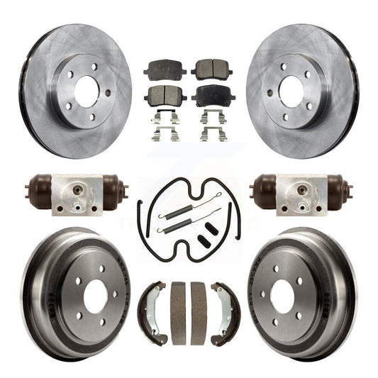 Disc Rotors and Semi-Metallic Brake Pads Kit-K8F-105336